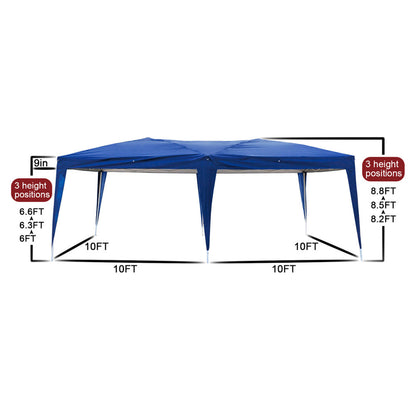 THBOXES 3x6m 4 Window Practical Waterproof Folding Tent Sunscreen Windproof Easy Set up Large Family Tents