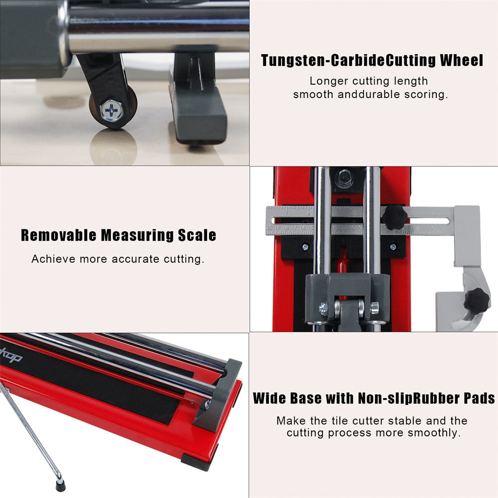 RONSHIN 24-inch Manual Tile Cutter Double Pole