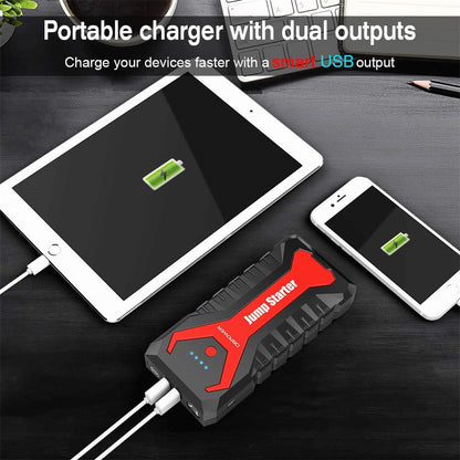 DBPOWER G16 Portable Car Jump Starter with LED Screen 2000a 20800mah Emergency Start Power Supply