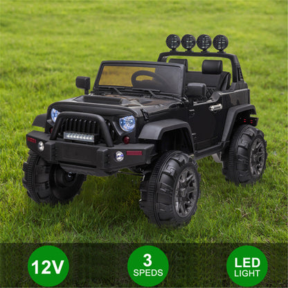 YIWA 12v Kids Ride On Electric  Car Remote Control Suv Toy Dual Drive 3 Speeds