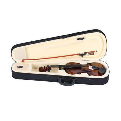 YIWA 1/4 Acoustic Violin with Box Bow Rosin Natural Violin Musical Instruments