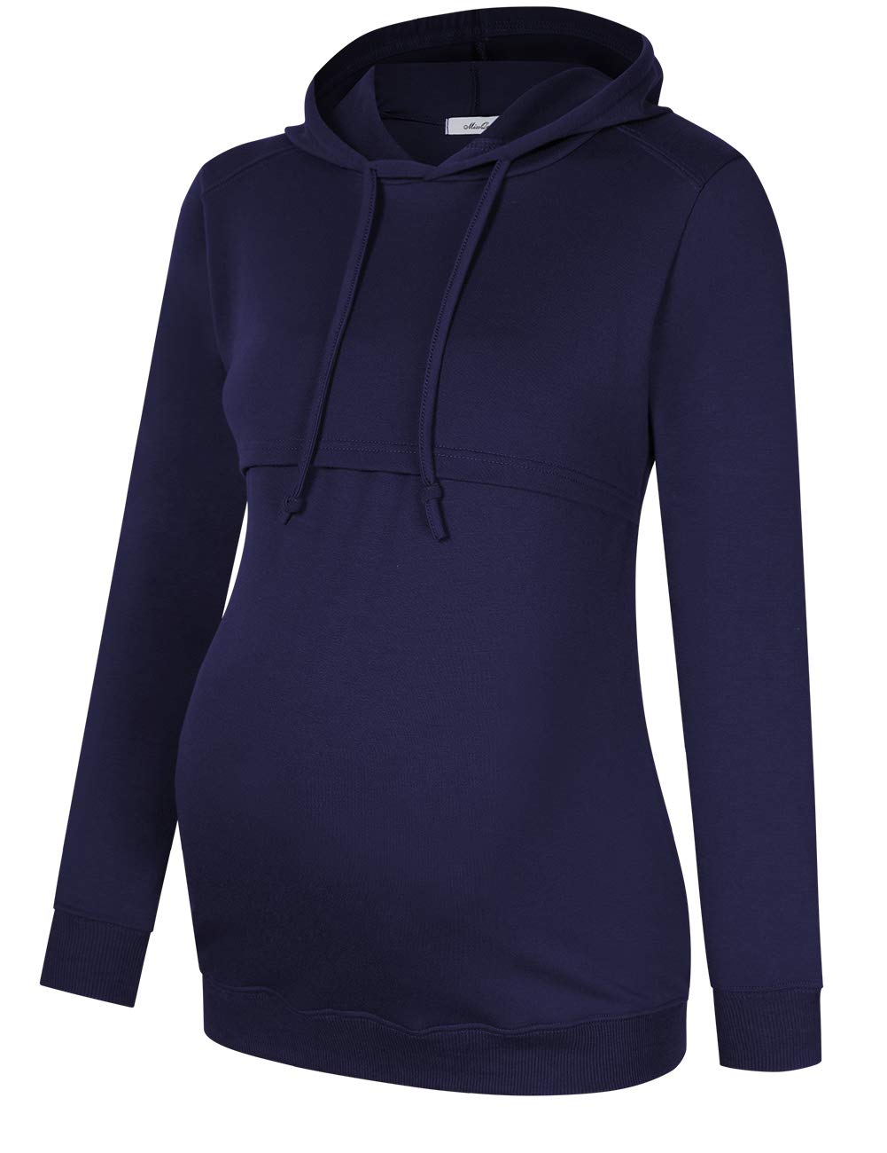 Women Maternity Nursing Hoodie Breastfeeding Hooded Sweatshirt Tops