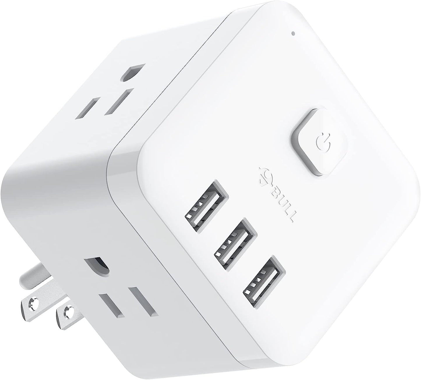 GONEO Surge Protector, Wall Plug Outlet Extender with 3 AC Outlets and 3 USB Ports, 200 Joules, ETL Listed, Compact Multi Plug Outlet USB Wall Charger for Home, Dorm, Travel, Office, Hotel