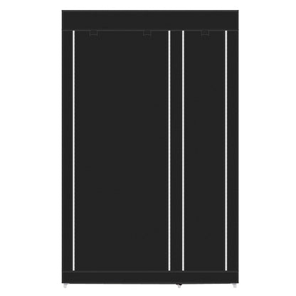 RONSHIN Portable Closet Storage Organizer Clothes Wardrobe 5-layers 6-compartments Black