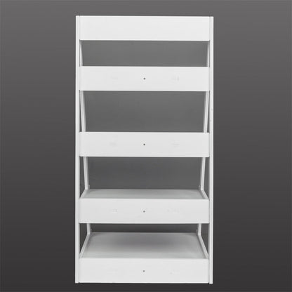 ALICIAN 4-tier Plant Stands Ladder Style Waterproof Corner Plant Shelf White