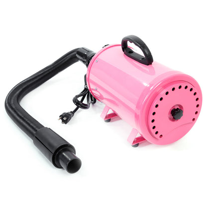 BEESCLOVER 2800W Pet Blow Hair Dryer Dog Grooming Cleaning Accessories Pink