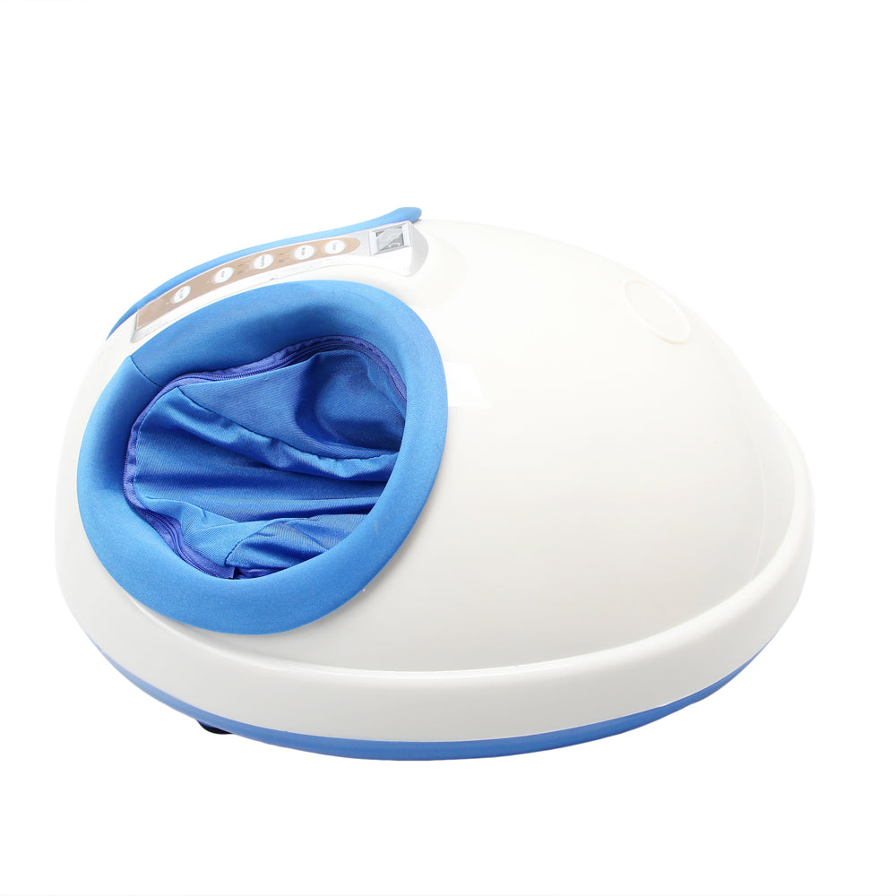 DSSTYLES 1 Set Smart Sole Airbag Heating Massager Pedicure Machine Blue