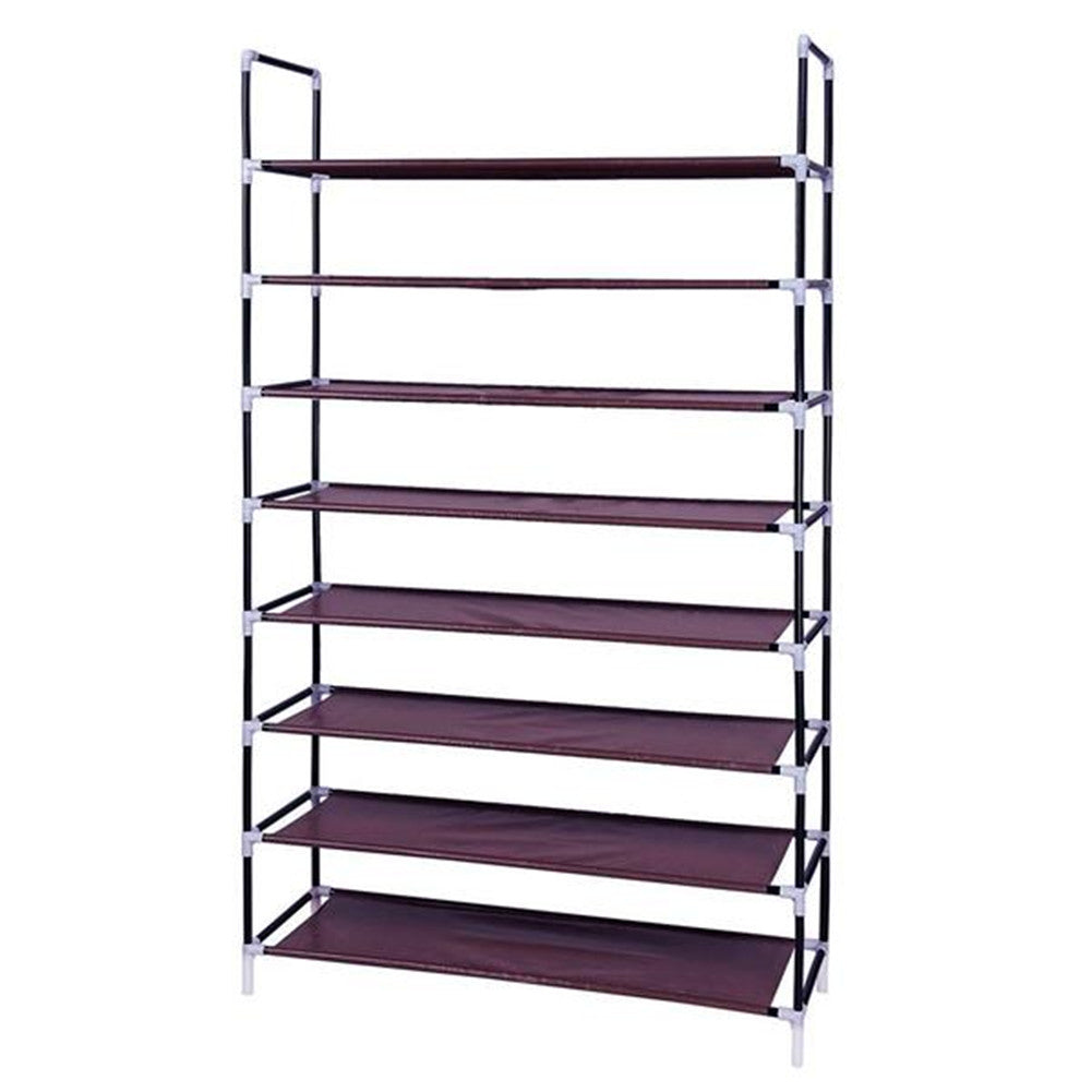 RONSHIN 8 Layers Shoe Rack 100cm Brown