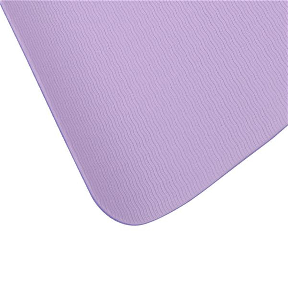 DSSTYLES TPE Yoga Mat 183*61*6cm Non-slip Gym Pad Purple