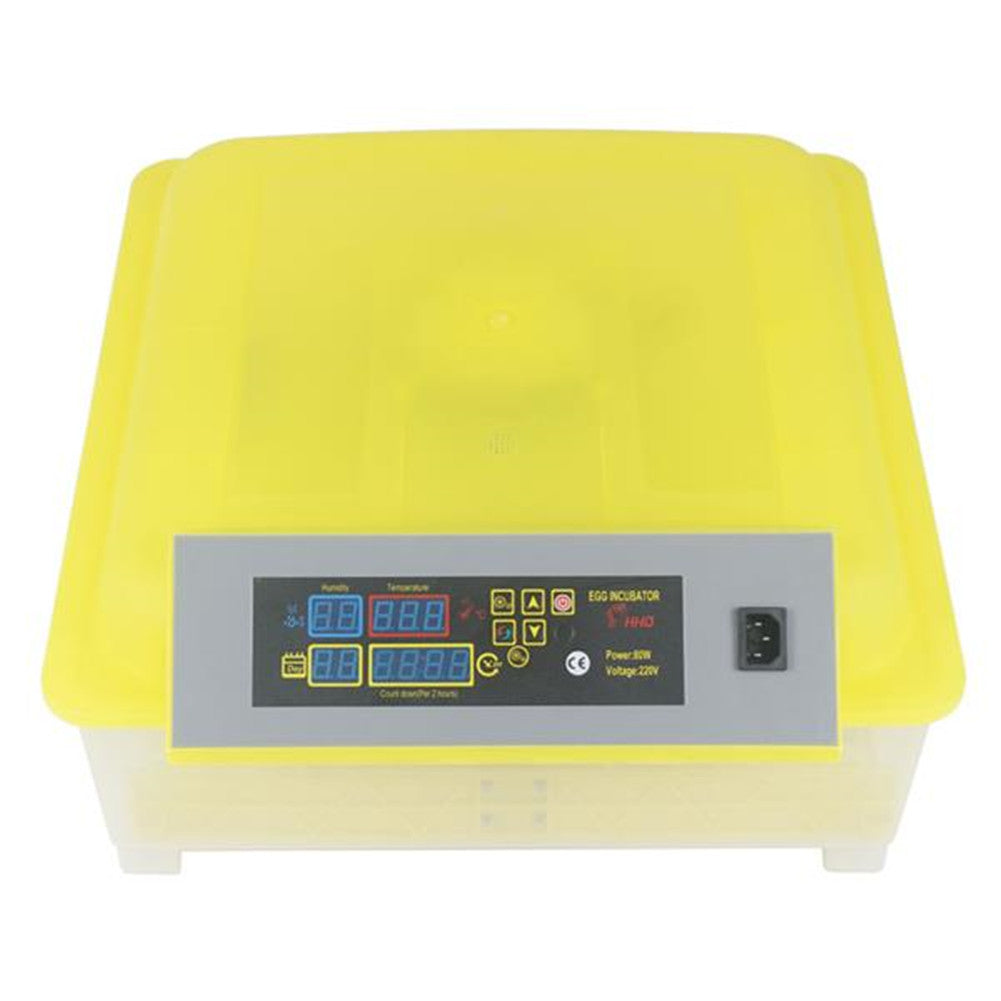 DISHYKOOKER Poultry Automatic Incubator Set for 48 Eggs Yellow