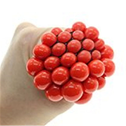 YIWA Soft Rubber Grape Ball Funny Relief Soothing Fidgets Toy Vent Toy Orange
