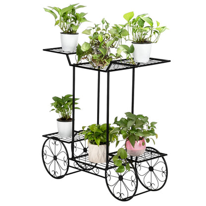 ALICIAN 6 Detachable Plant Stand Car Shape Corner Plant Shelf