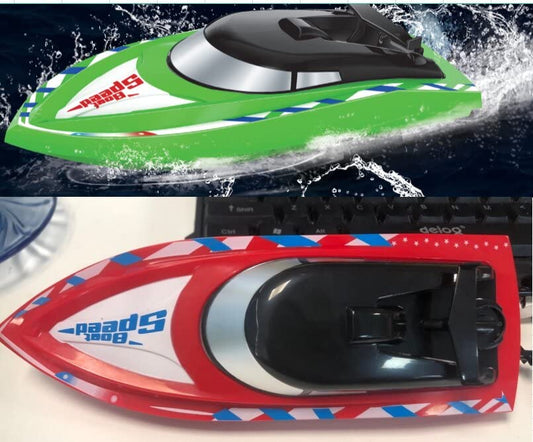 2Pack RC Boat Remote Control Boats for Pools Lakes隆锚?Kids Green Red
