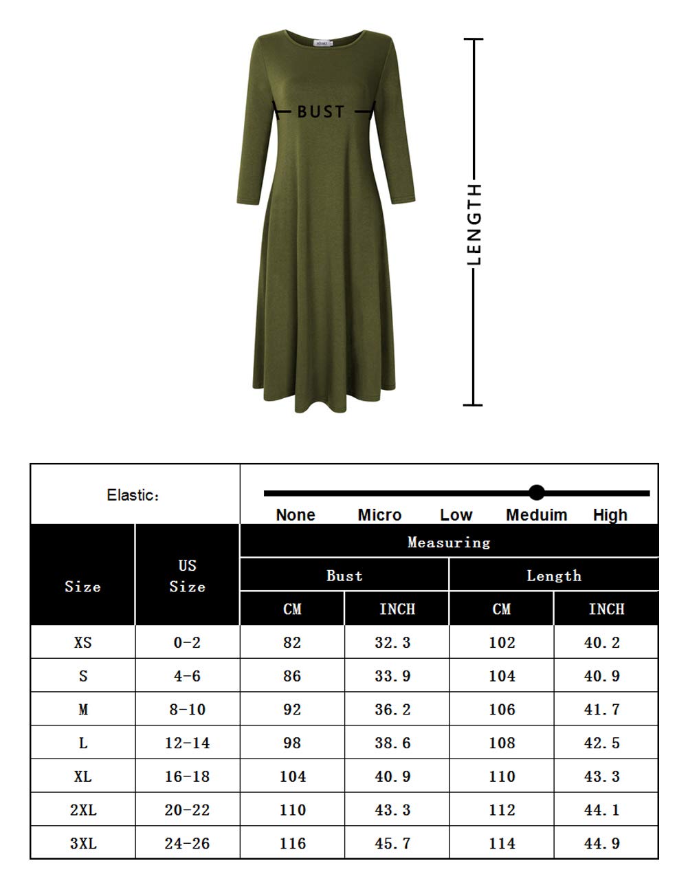 Women's Casual Summer T Shirt Dresses Short Sleeve Swing Dress with Pockets