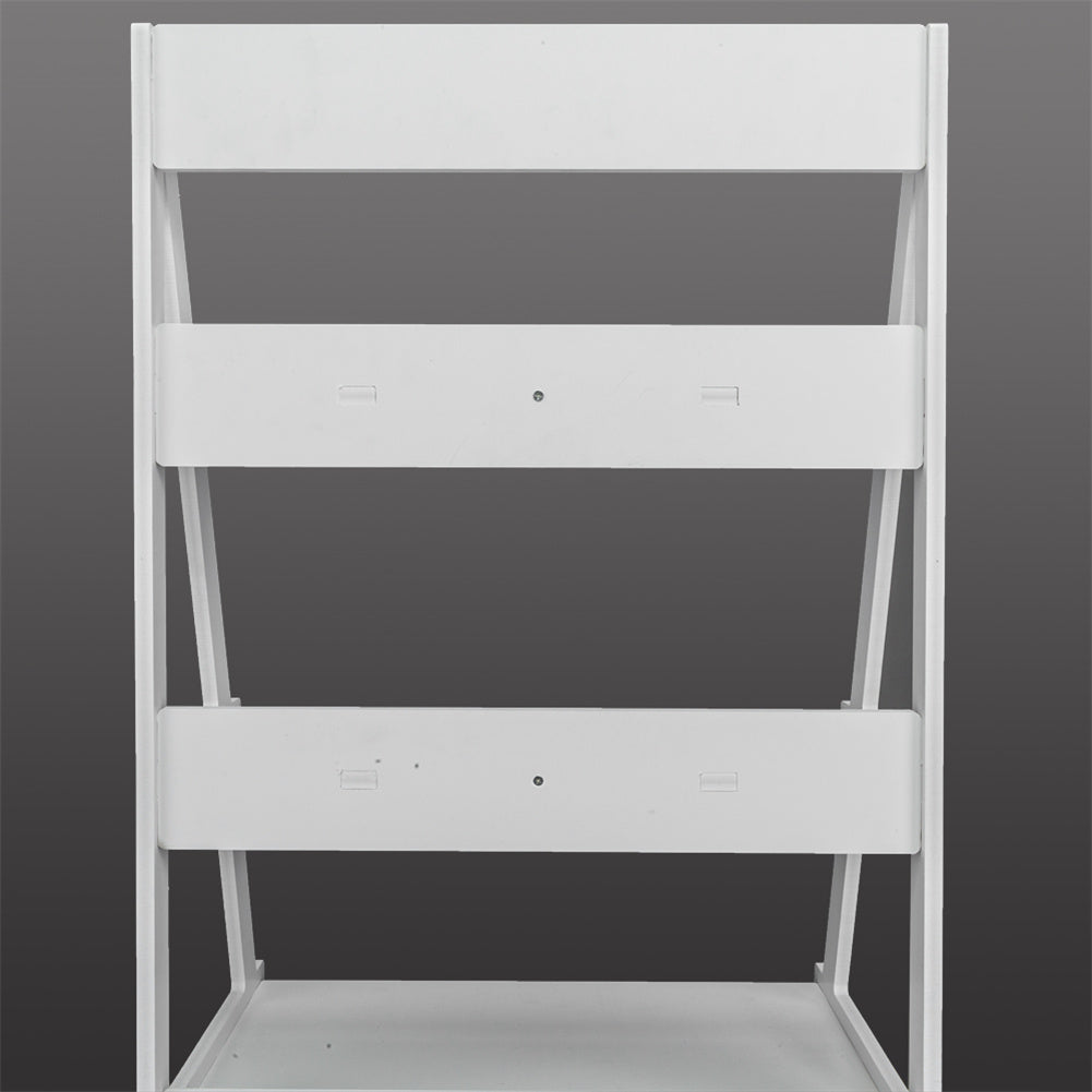 ALICIAN 4-tier Plant Stands Ladder Style Waterproof Corner Plant Shelf White