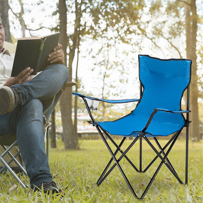 ALICIAN Camping Chair Small Simple Foldable Chair 80x50x50 Blue