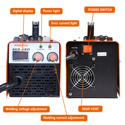 RONSHIN MIG130 Portable Mini Electric Welding Machine