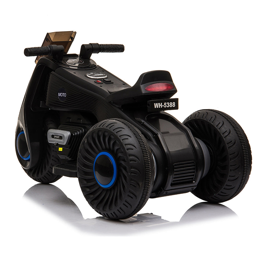 YIWA Dual Drive 6v 4.5a.h Children's 3 Wheels Electric Motorcycle with Music