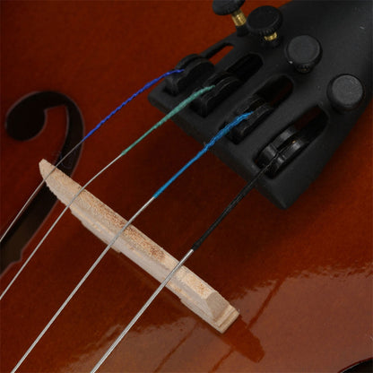 YIWA Basswood 1/2 Acoustic Violin with Case Bow Rosin Inside Soft Box Natural Violin