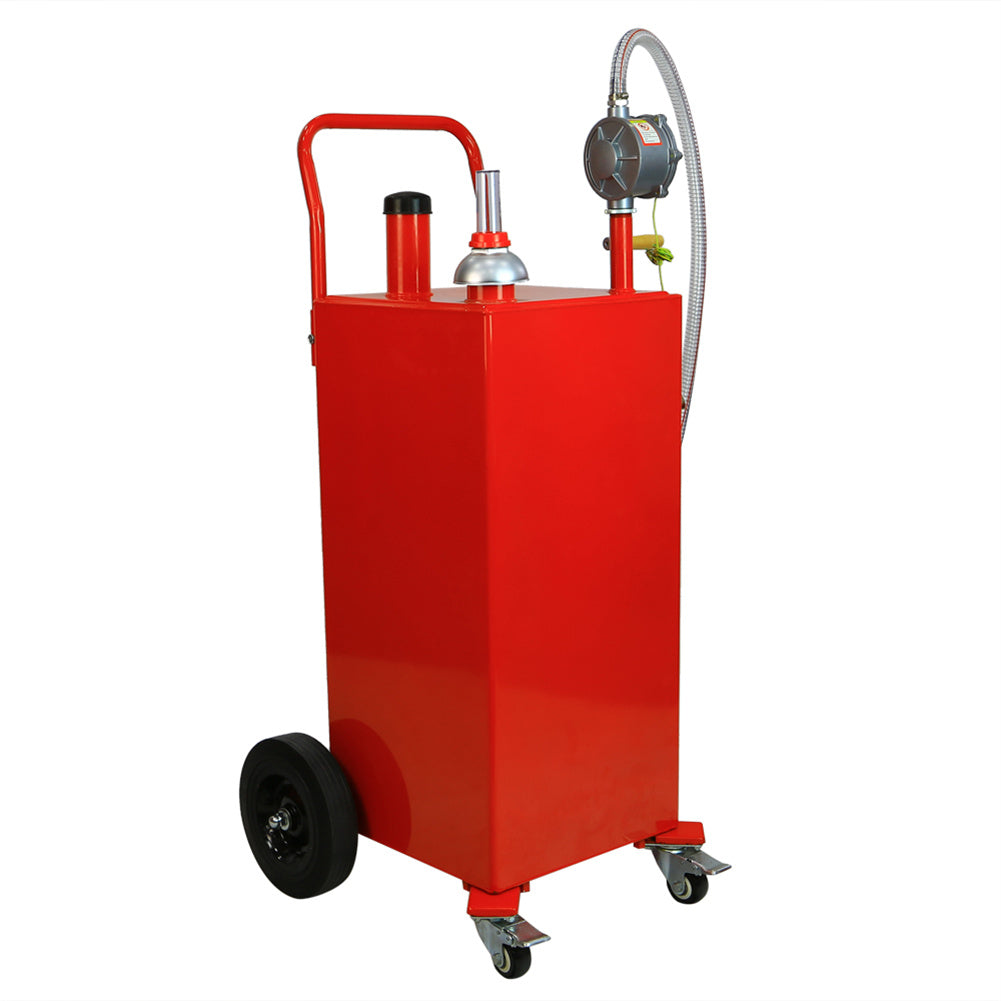 RONSHIN 30 Gallon Portable Fuel Storage Tank Red