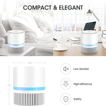 MOOKA Epi810 3-in-1 True Hepa Air Purifier Air Cleaner for Home Bedroom Bathroom