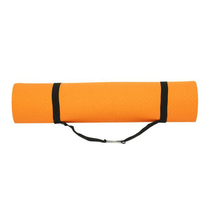 DSSTYLES TPE Yoga Mat 183*61*6cm Non-slip Gym Pad  Orange