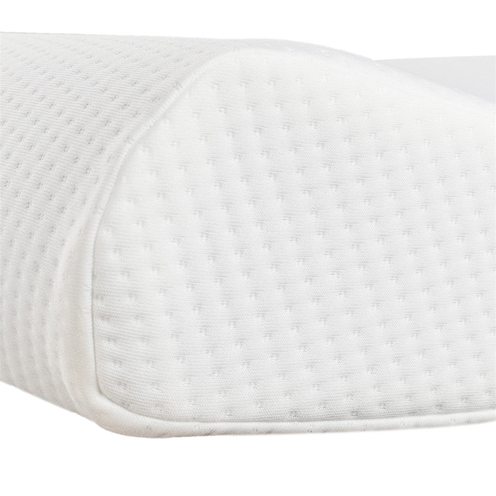 DSSTYLES Contour Pillow Memory Foam Pillow White