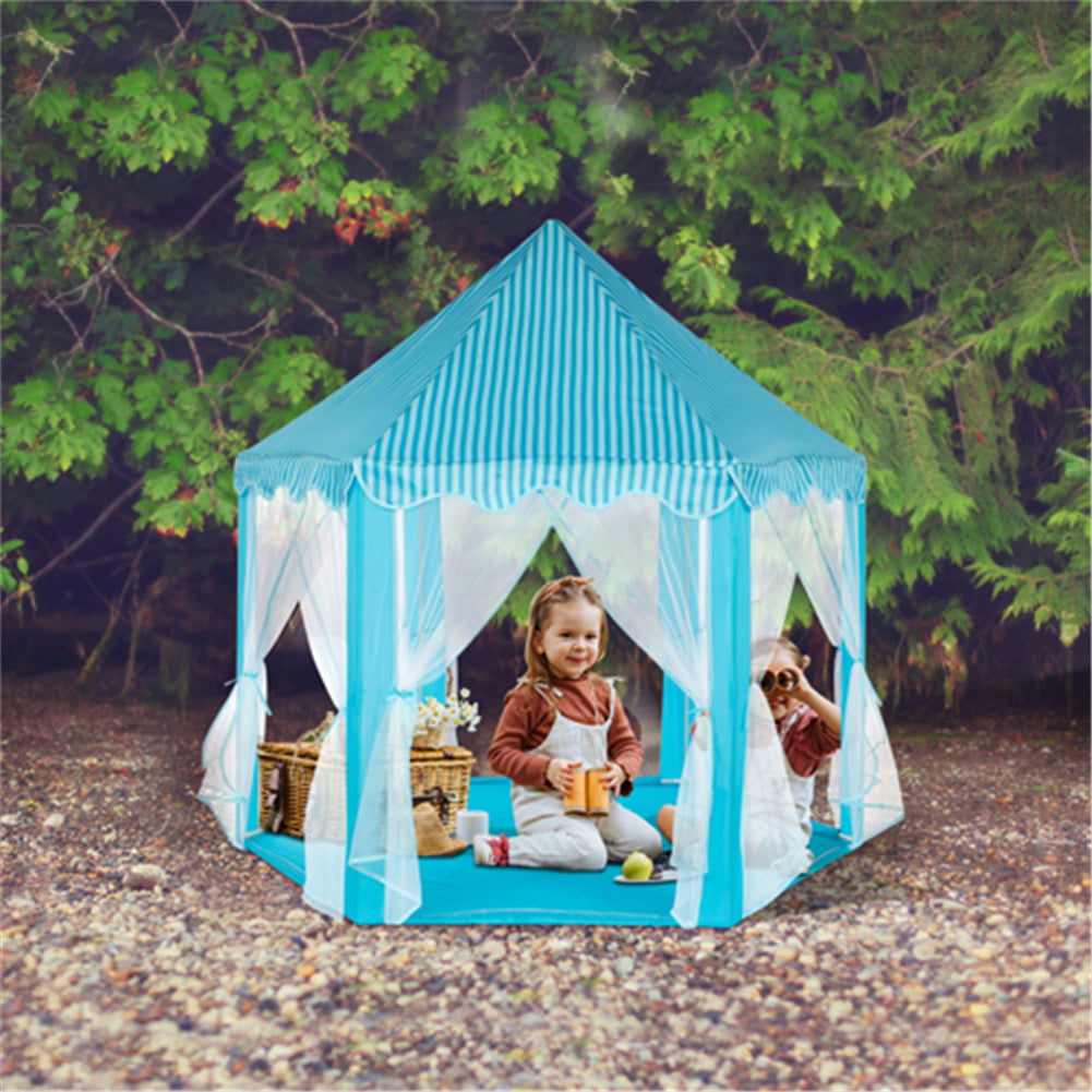 THBOXES Kids Tent Portable Foldable Tent Outdoor Play Tent Blue