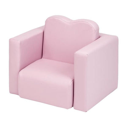 ALICIAN Single Kids Sofa 2-in-1 Rectangular 49*32*39cm Modern Pink