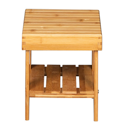 ALICIAN Children Stool Step Stool for Kids Household Seat Wood Color