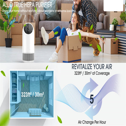 MOOKA Hepa Air Purifier Low Noise 3 Timer Settings 360 Degree Deep Purification