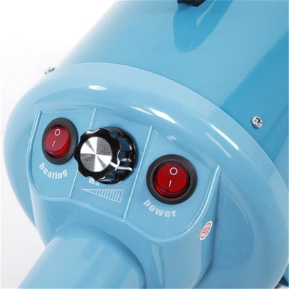 BEESCLOVER 2800W Pet Hair Dryer Blower Grooming Dryer for Dogs Blue