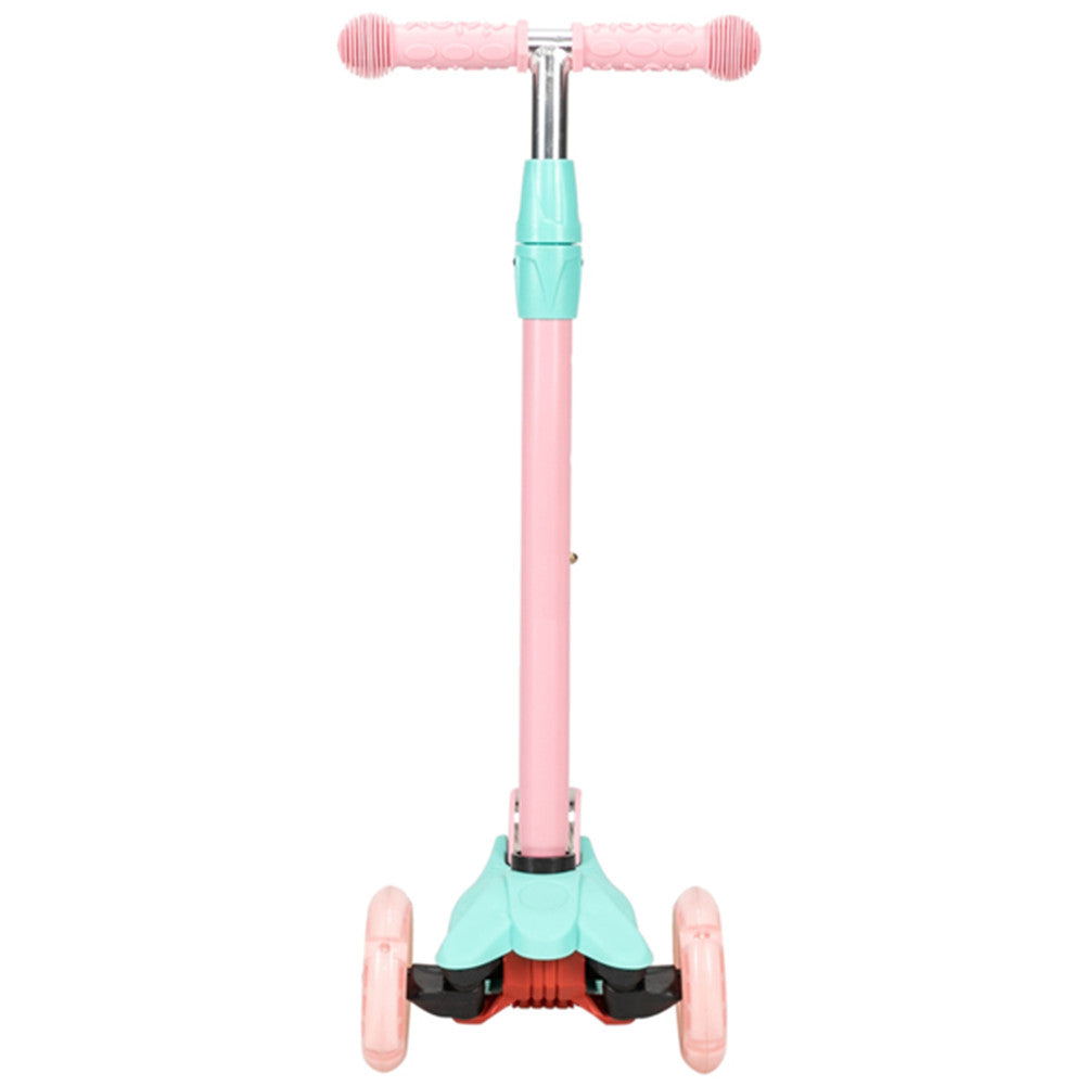 YIWA Toddlers Scooter Non-foldable 3-speed Adjustment Scooter Blue Pink