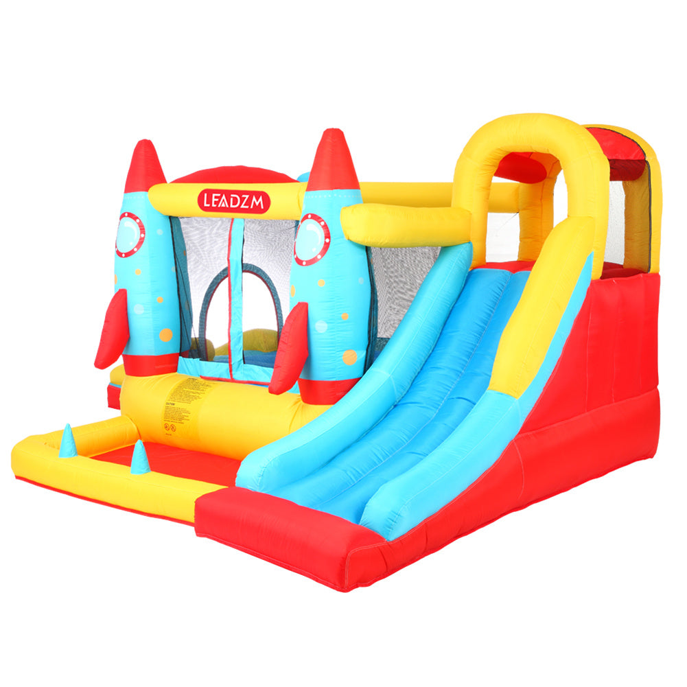 THBOXES Inflatable Bouncer with Air Blower Colorful