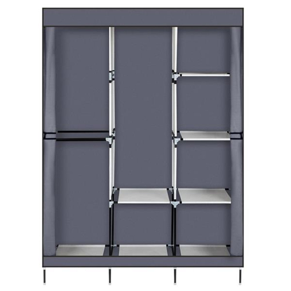 RONSHIN 71inch Portable Clothes Closet Home Wardrobe GREY