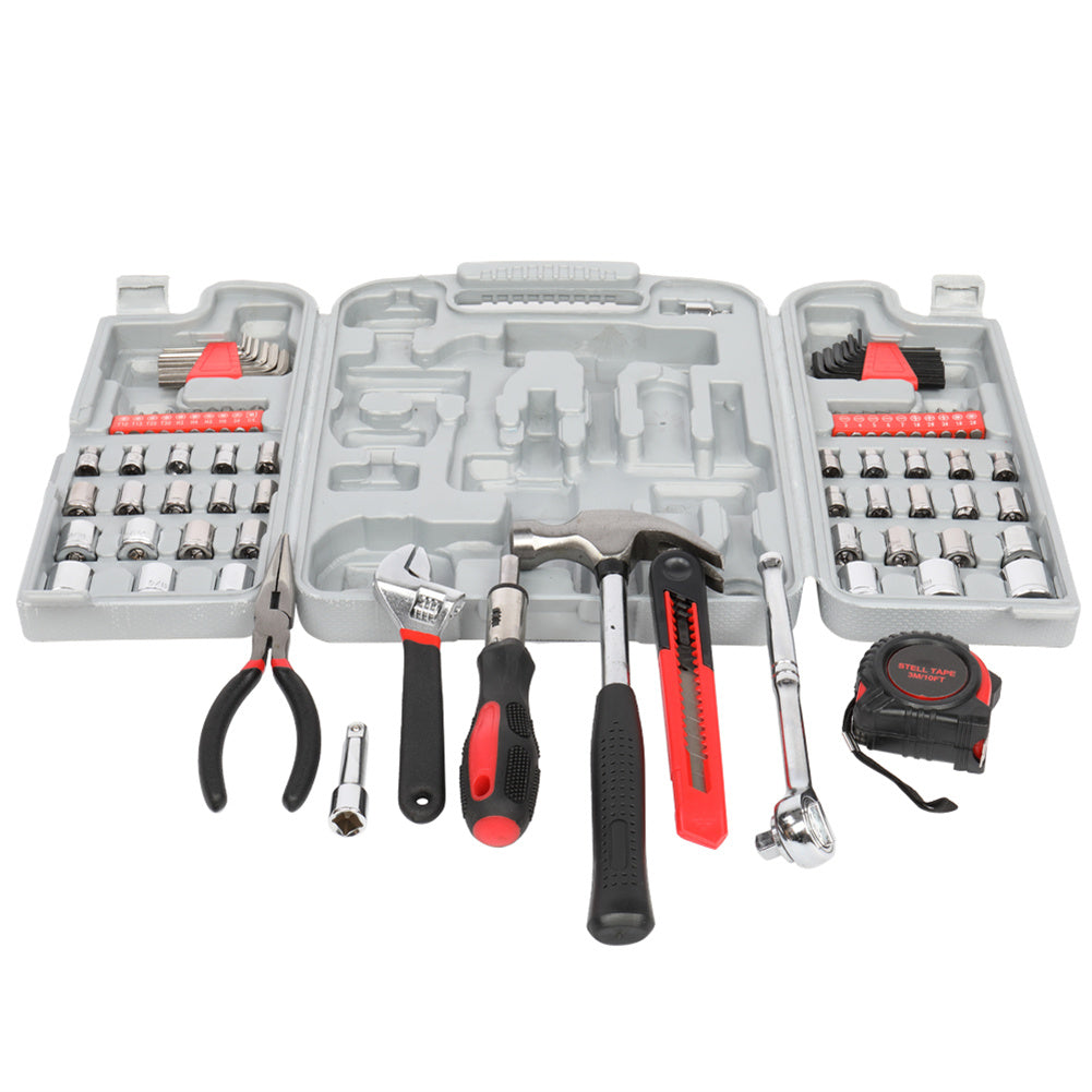 RONSHIN 186pcs Household Repair Tool Set Gray Black