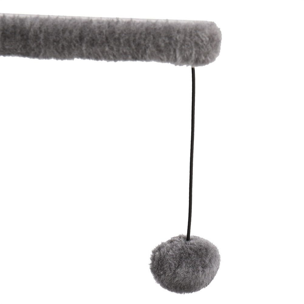 BEESCLOVER 32in Three-layer Cat Climbing Frame Pet Play Condo Grey