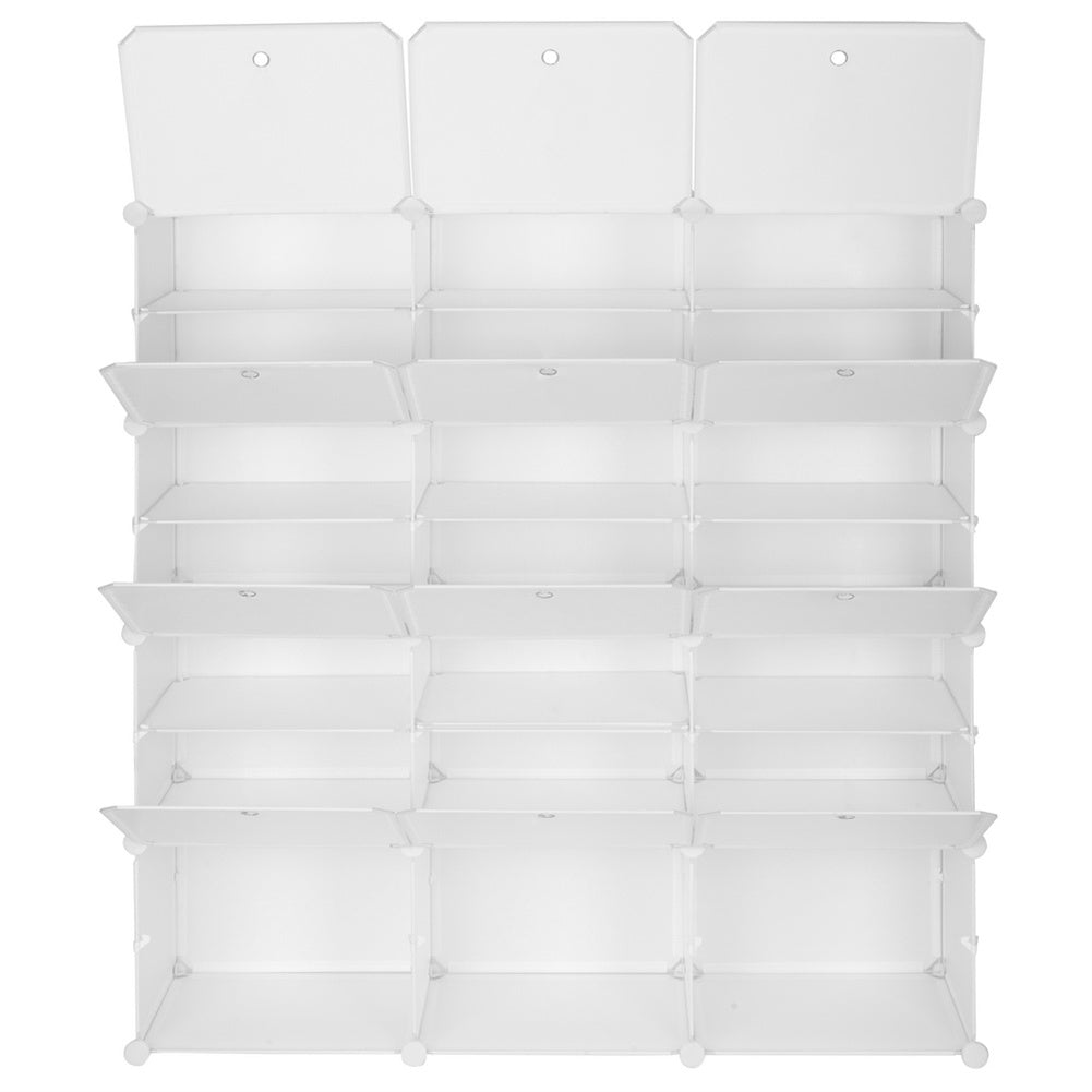 RONSHIN 7-tier 21-grid Storage Shoe Cabinet Shoe Rack Organizer