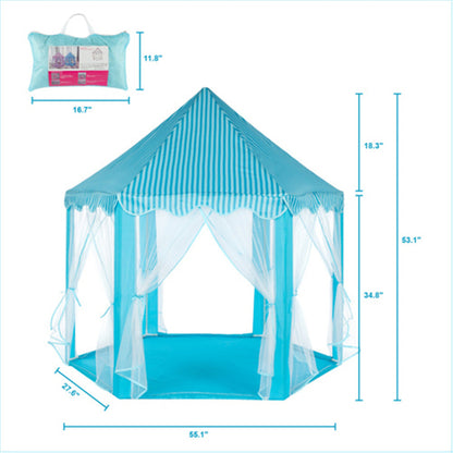 THBOXES Kids Tent Portable Foldable Tent Outdoor Play Tent Blue