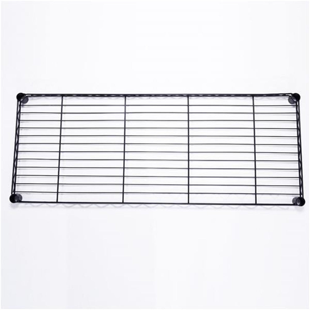 RONSHIN 165*90*35 Shelving Rack Storage Rack 5-Layer Metal Rack Black