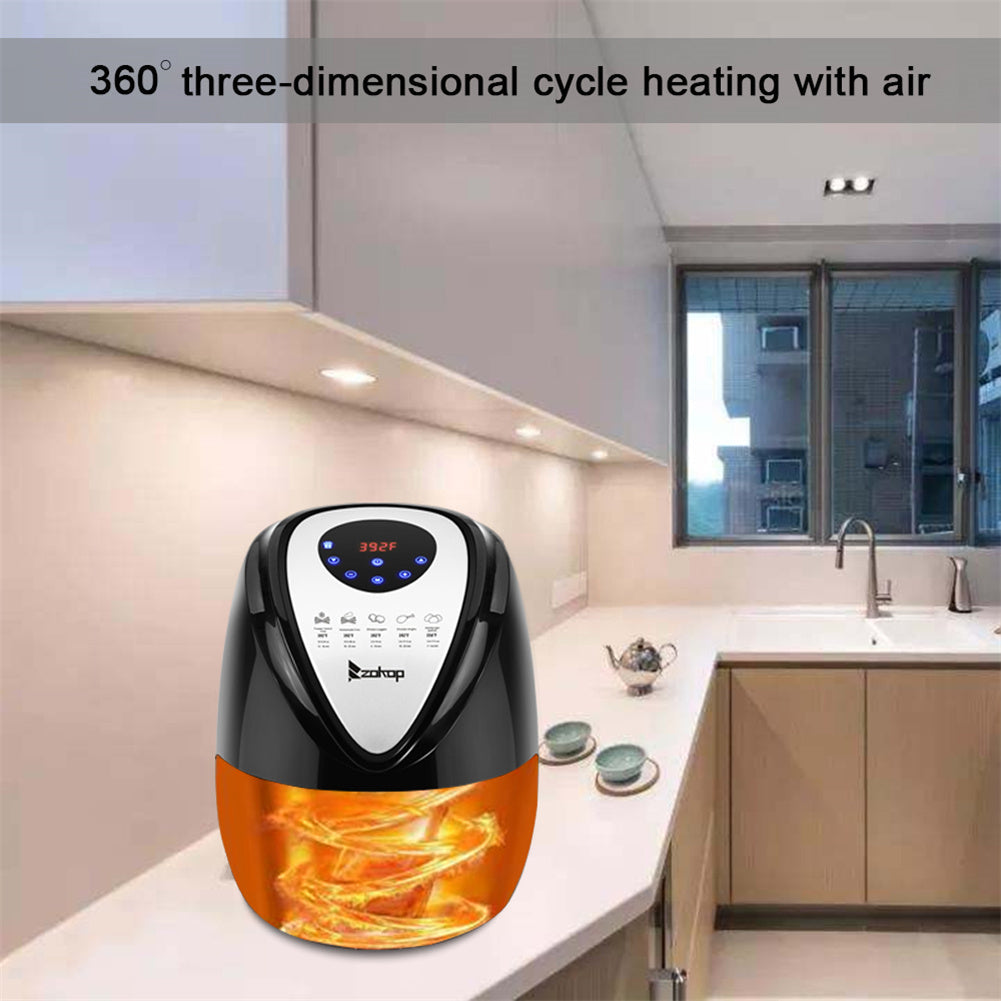 ZOKOP 2.85QT Air Fryer Large Capacity 7 Cooking Presets Model