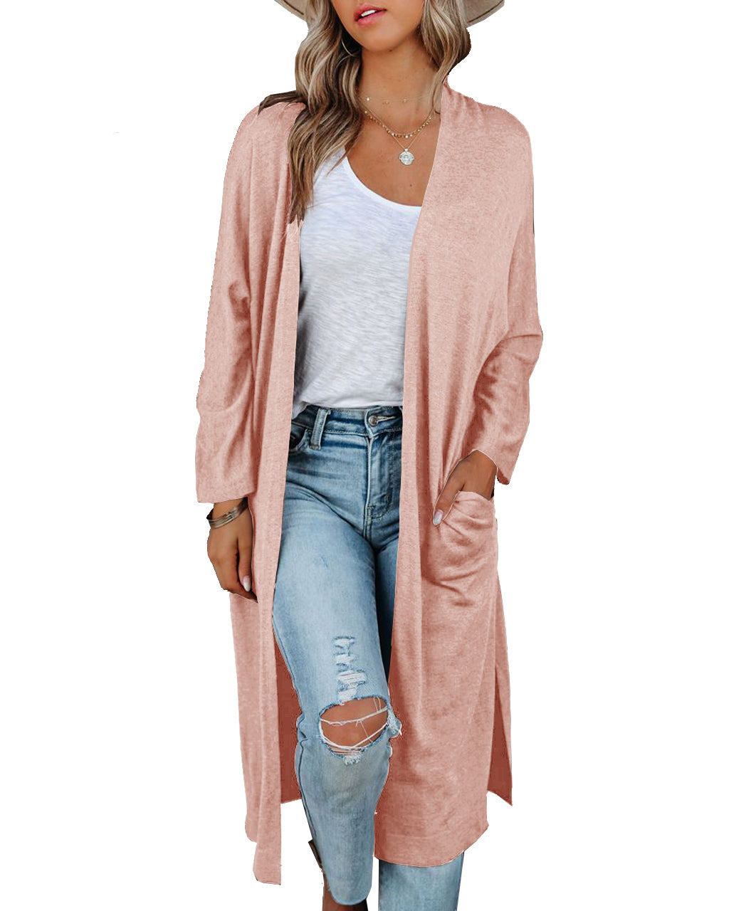 Women's Long Sleeve Cardigan Knit Sweater