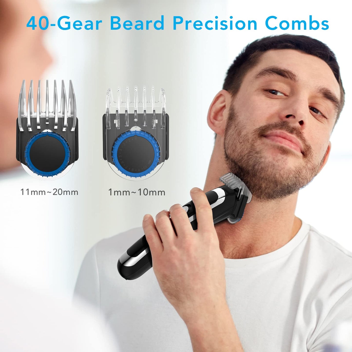 ACEKOOL Hair Trimmer BT1 19-in-1 Cordless Grooming Kit UK Plug