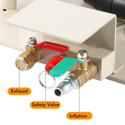 GARVEE Car Jack 3 Ton 6600LBS Triple Air Bag Jack With Half Round Hand Lifting Height Up To 15.75 Inch