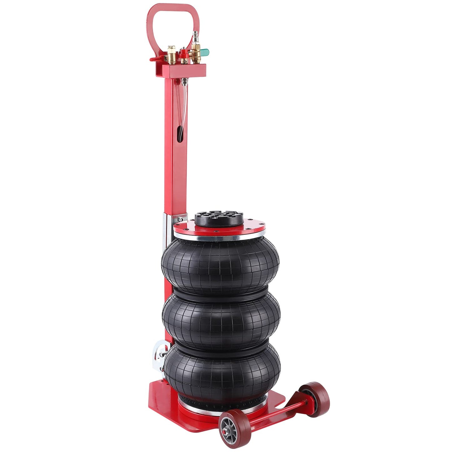 GARVEE Car Jack 3 Ton 6600LBS Triple Air Bag Jack Long Adjustment Hand Lifting Height Up To 15.75 Inch