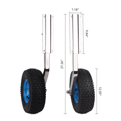 GARVEE Boat Launching Wheels 500LBS Boat Transom Launching Wheel With 12 Inch Wheels Set