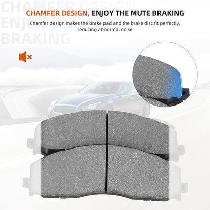 GARVEE Premium Ceramic Disc Front Brake Pads for 1993-2002 Accord