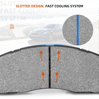 GARVEE Premium Ceramic Disc Front Brake Pads for 1993-2002 Accord