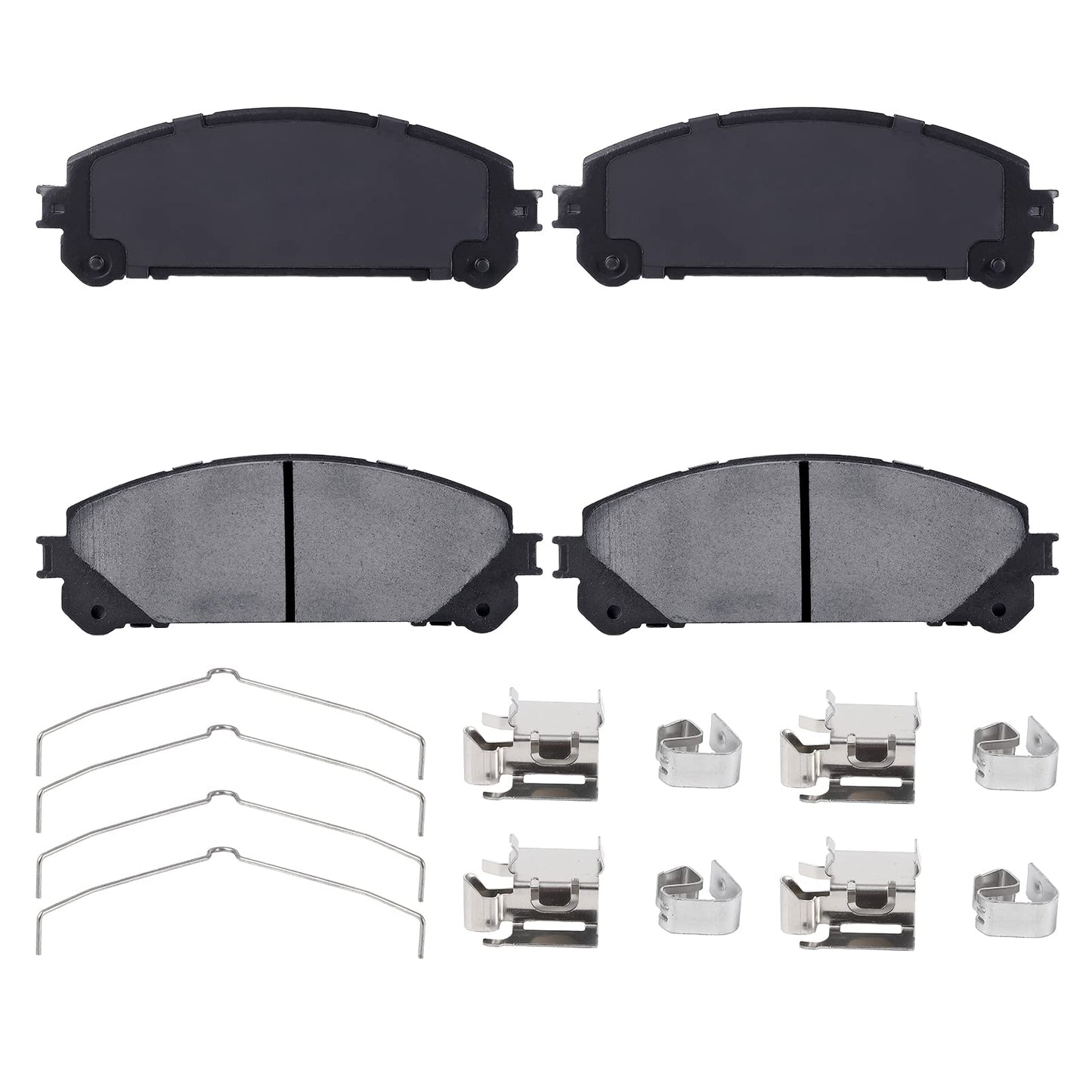 GARVEE 4Pcs Premium Ceramic Rear Disc Brake Pads Compatible With Sienna Highlander Mirai Prius