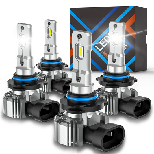 GARVEE 9005 HB3 9006 HB4 LED Headlight Bulbs Combo12000 Lumens 6000K 450% Brighter High Low Beam